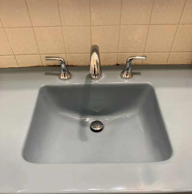 New supply lines at bathroom vanity