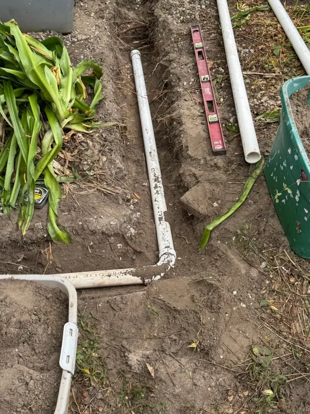 Water main installation project