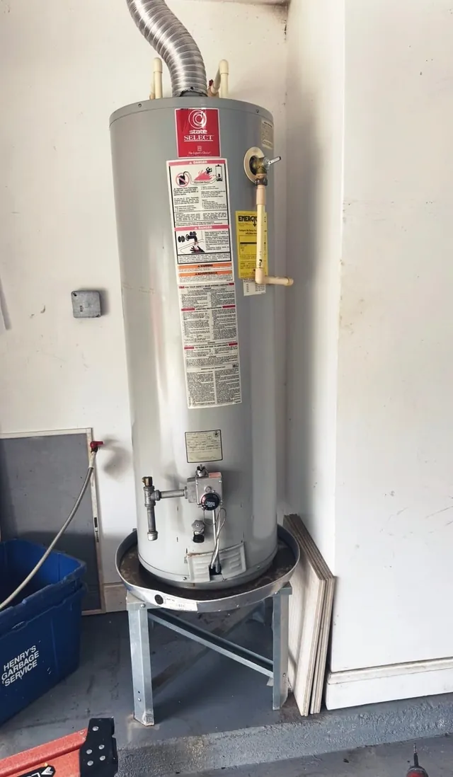 Residential water heater installation